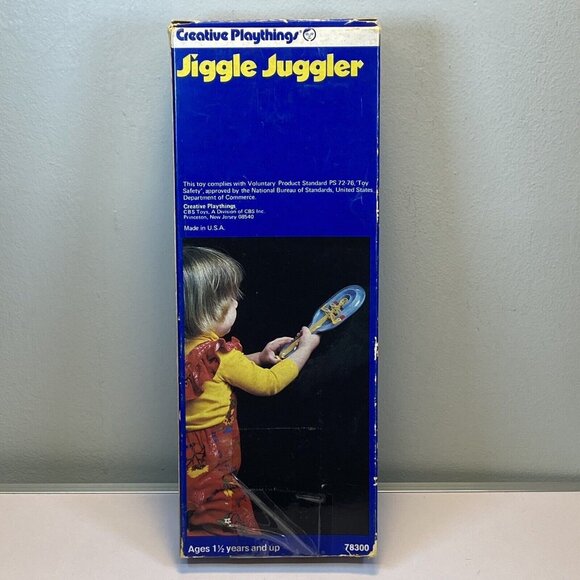 Vintage Creative Playthings Jiggle Juggler Plastic Rattle Child’s Toy 1970’s Box - Picture 2 of 6